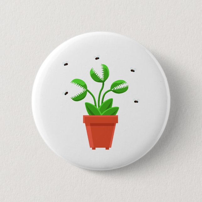 Fliegenfalle Button (Vorderseite)