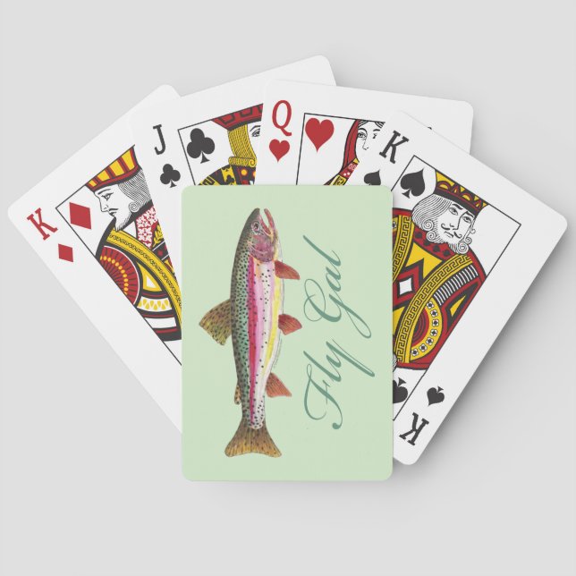 Fliegenfisch Spielkarten (Rückseite)