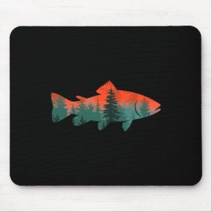 Fliegenfischen Angler Natur Mousepad