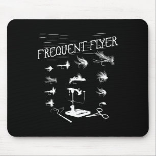 Fliegenfischen Binden Lustiger Angler Weihnachten Mousepad