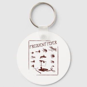 Fliegenfischen Binden Lustiger Angler Weihnachten Schlüsselanhänger