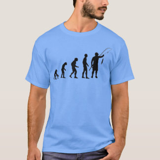 Fliegenfischen Evolution zum Angeln für Fischer T-Shirt