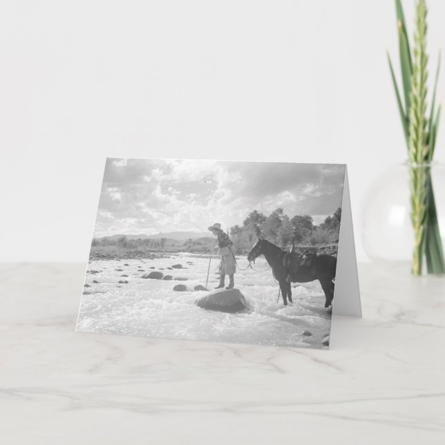 Fliegenfischen Frances Phelps Belden Karte (Vorderseite)