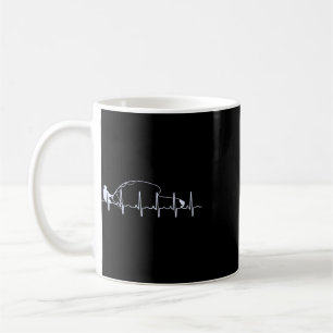 Fliegenfischen Herzschlag Fisch Forellenfischen  Kaffeetasse