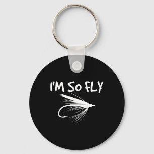 Fliegenfischen Lustiges Anglergeschenk - Ich bin s Schlüsselanhänger