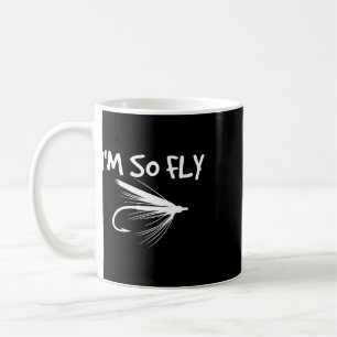 Fliegenfischen Lustiges Fischergeschenk - Ich bin  Kaffeetasse