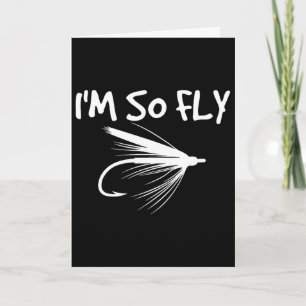 Fliegenfischen Lustiges Geschenk für Angler - Ich  Karte