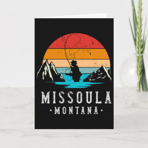 Fliegenfischen Missoula Montana Karte