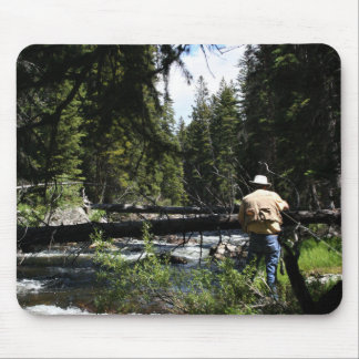 Fliegenfischen Mousepad