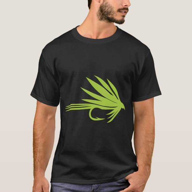 Fliegenfischen T-Shirt (Vorderseite)