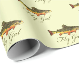 Fliegengal für Frauen Geschenkpapier