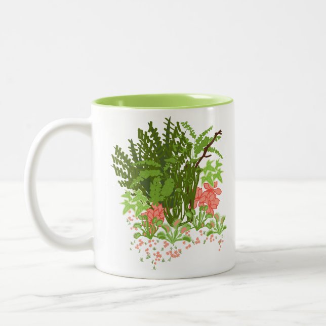 Fliegengarten Zweifarbige Tasse (Links)