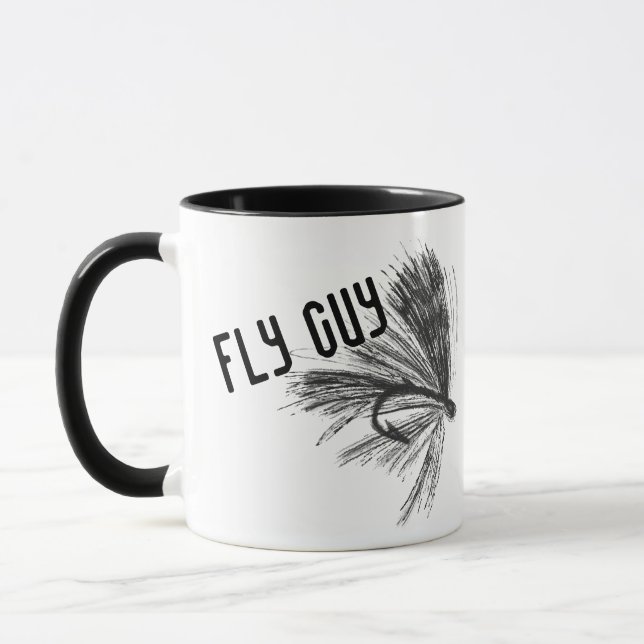 Fliegengeschenk Fliegenfliege Typ Geschenkidee Tasse (Links)