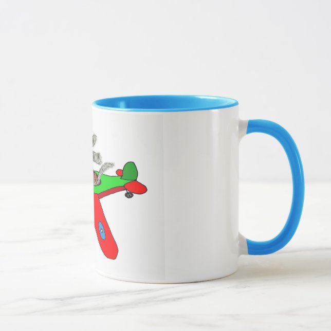 "Fliegenhund", Flugzeug Tasse (Rechts)