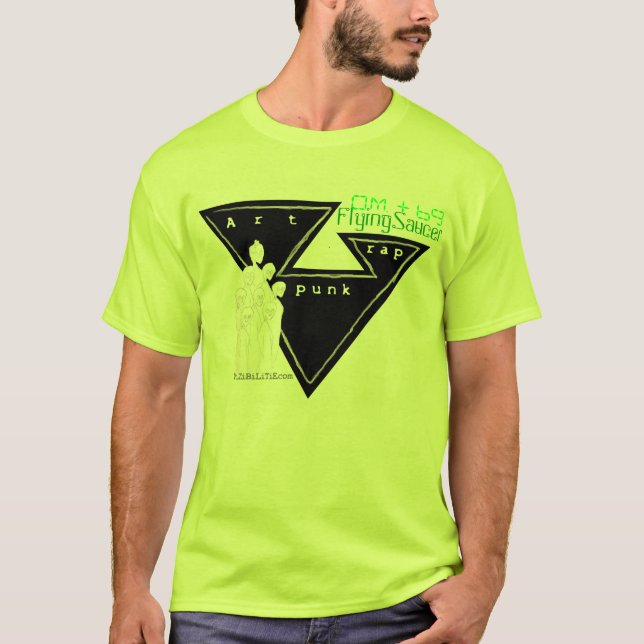 FliegenSaucer - O.M. plus gutartigen T - Shirt (Vorderseite)