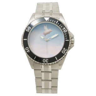 Fliegenschweinuhr Armbanduhr