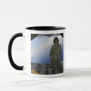Flieger beobachtet das Wasser des Golfs von Mexic Tasse