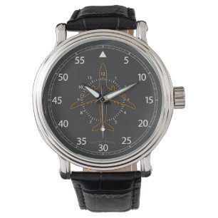 Flieger-Fluglinie Armbanduhr