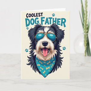 Flieger-Hund Vatertag Geschenkkarte Karte