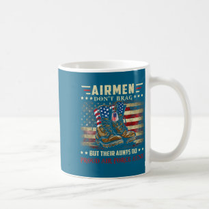 Flieger prahlen nicht stolz Luftwaffe Tante Famili Kaffeetasse