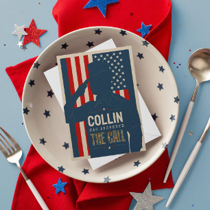 Flieger Rustic Militär Abschiedsfeier Abschiedspar Einladung