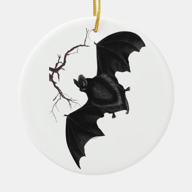 Fliegerboote, traditionelle Gotik, toter Baum, Nat Keramik Ornament (Vorne)