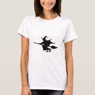 Fliegerei der Halloween-Lady-T - Shirt