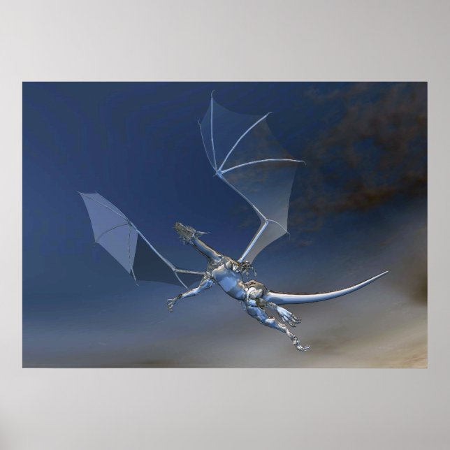 Fliegerglas Dragon Fantasy Poster (Vorne)