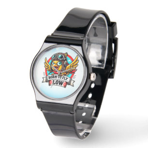 Fliegerhuhn Armbanduhr