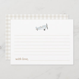 "Flies du temps" Thème avion Cartes de capsule du