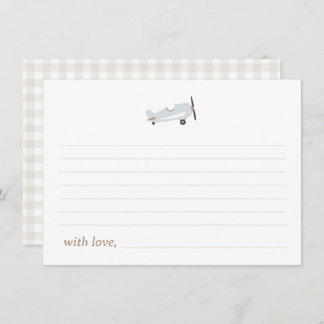 "Flies du temps" Thème avion Cartes de capsule du