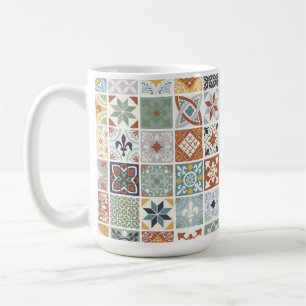 Fliesen aus dem Mittelmeer Kaffeetasse