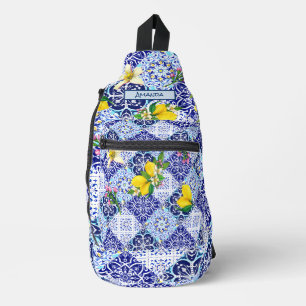 Fliesen aus sizilianischer Keramik Crossbody Bag