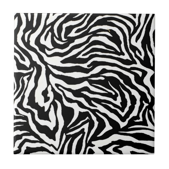 Fliesen aus tierischem Druck, zartes Blumenmuster (Vorderseite)