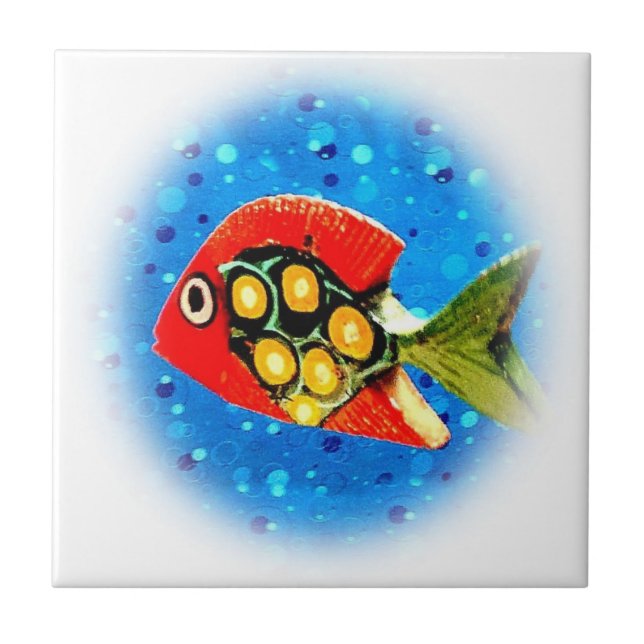 Fliesen aus tropischen Fischen (Vorderseite)