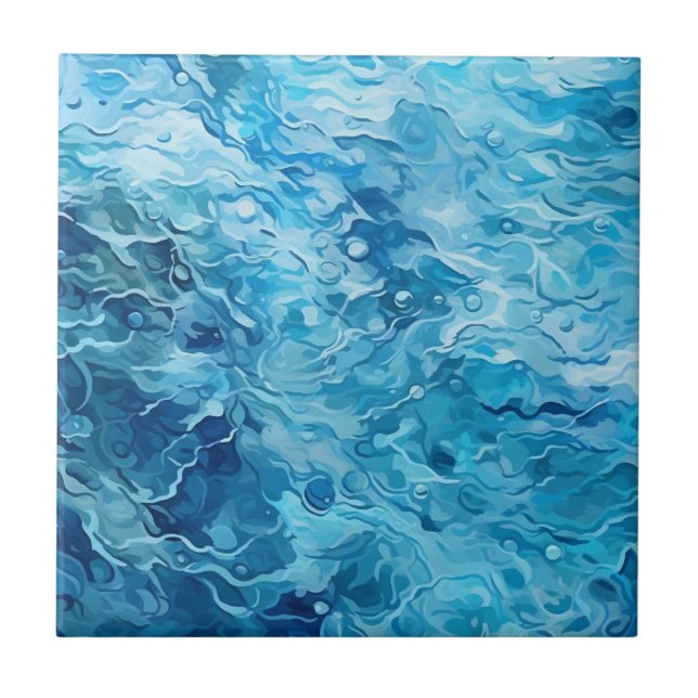 Fliesen, die wie Wasser aussehen Fliese (Vorderseite)