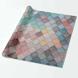 Fliesen formen Texturmuster Geschenkpapier