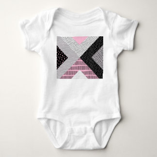 Fliesen, Freehe und zeichnend Muster. Baby Strampler