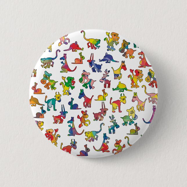 Fliesen für abstrakte Tiere Button (Vorderseite)