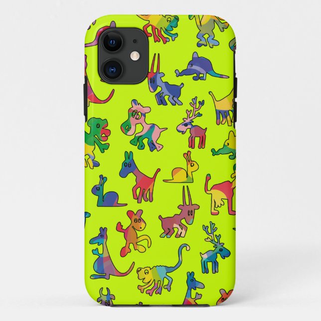 Fliesen für abstrakte Tiere Case-Mate iPhone Hülle (Rückseite)