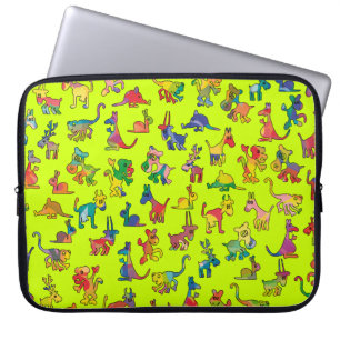 Fliesen für abstrakte Tiere Laptopschutzhülle