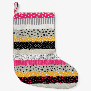 Fliesen für Patchwork: Vielseitiges Nahtloses Desi Kleiner Weihnachtsstrumpf