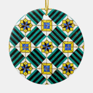 Fliesen, portugiesische Fliesen Keramik Ornament