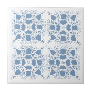 Fliesen-Ropes keltischer Seemann-Knoten Fliese