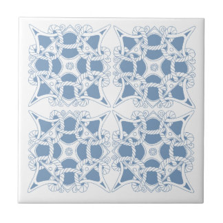 Fliesen-Ropes keltischer Seemann-Knoten Fliese