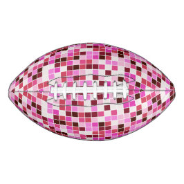 Fliesen, rosa Mosaikfliesen, geometrisches Muster Football