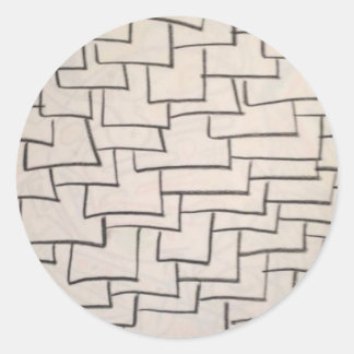 Fliesen Runder Aufkleber