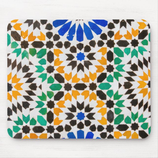 Fliesendekoration im Bahia Palace Mousepad (Vorne)