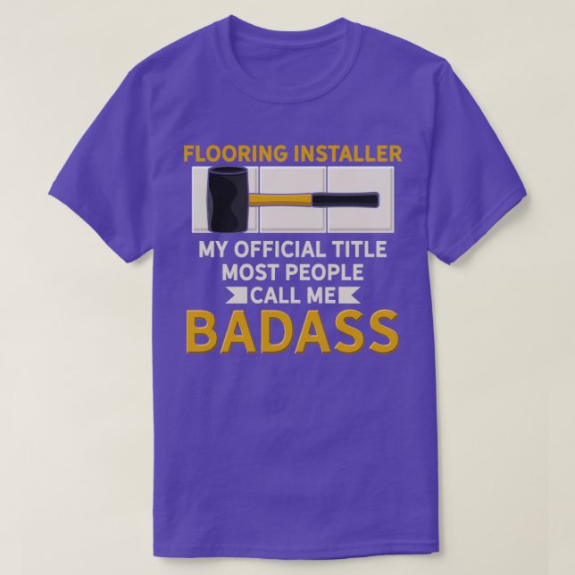 Flieseninstallationsprogramm T-Shirt (Design vorne)