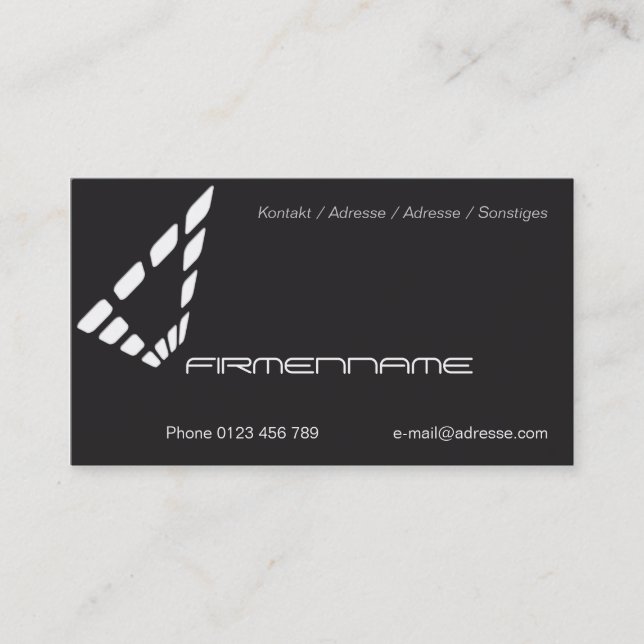 Fliesenmeister Visitenkarte (Vorderseite)